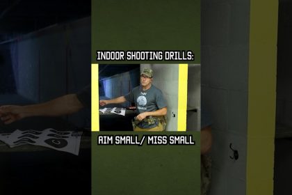 Indoor Shooting Drill: Aim Small, Miss Small #shorts #training #military #youtubeshorts