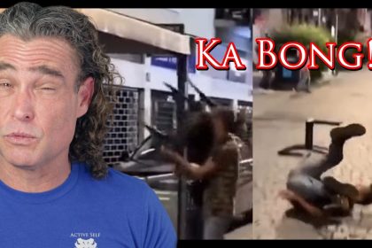Knife-Wielding Attacker Takes A CHAIR To The HEAD | Active Self Protection