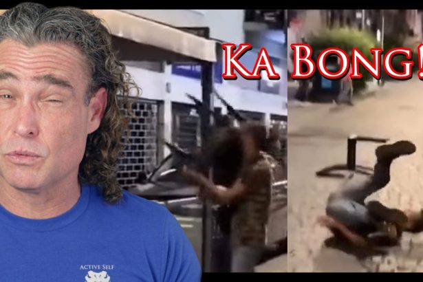 Knife-Wielding Attacker Takes A CHAIR To The HEAD | Active Self Protection