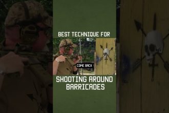 A tip for shooting around barricades #militaryeverything #airsoft #tips #training