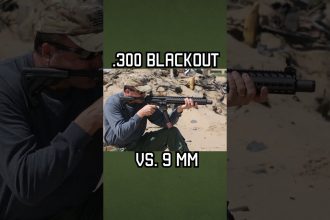 300 BLACKOUT VS 9mm Ballistic Test #shorts # #militaryeverything