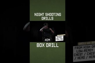 How To Do The BOX DRILL AT NIGHT # #militaryeverything #shorts #nightvision #specialforces