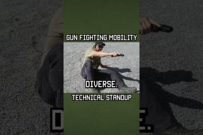 GUN FIGHTING MOBILITY: Technical Standup # #militaryeverything  #tips