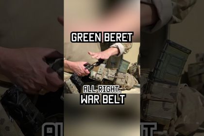 Special Forces Green Beret War Belt #shorts #specialforces #greenberet  #militaryeverything