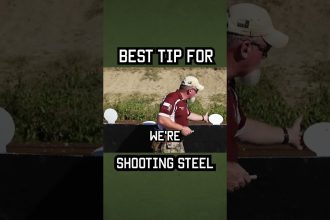 A tip for Shooting Steel Targets #tips #militaryeverything #training #lawenforcement #selfdefense