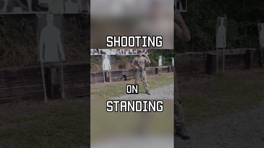 How To Shoot While Standing #tips  #militaryeverything