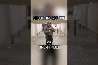 Shoot and Reload ONE-HANDED #shorts #tips #military #lawenforcement