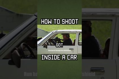 How To Shoot Safely Inside A Car #car #specialforces  #militaryeverything