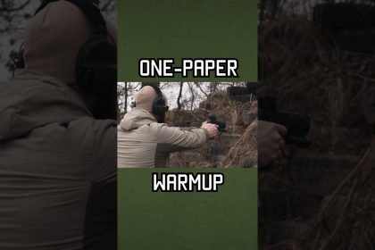How To Do The ONE PAPER WARMUP #military  #army #training #shorts
