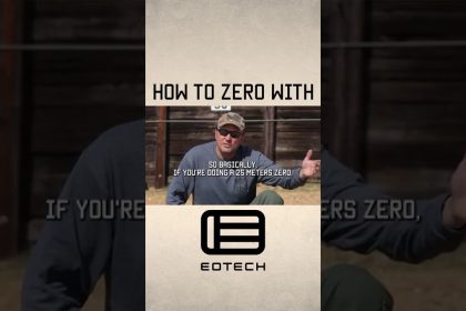 How to zero with an EoTech  #eotech #zero #training #tacticalrifleman #reel