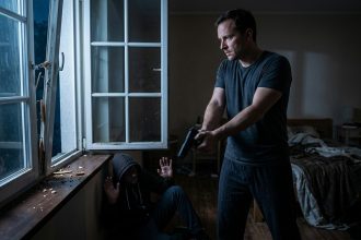 Armed Resident Halts Night Intruder During Forced Bedroom Break-In