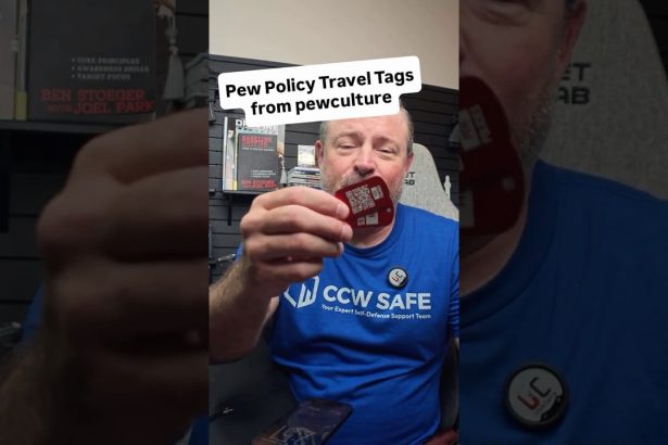 Pew Policies Travel Tags Put Every Airline’s Firearm Policy One Scan Away, and I’m Giving Away Four Sets