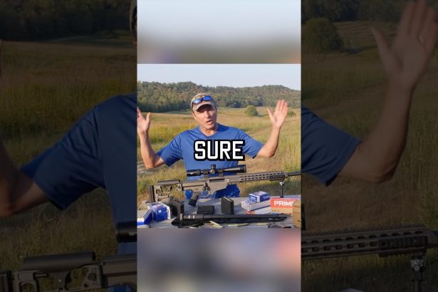 .50 cal vs. water #shorts #slomo #sniper
