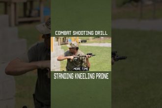 Combat Drill: STANDING KNEELING PRONE #shorts #specialforces #military #army #marines