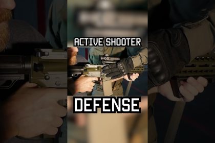 ACTIVE SHOOTER DEFENSE TECHNIQUE #selfdefense #tips #survival #military #shorts