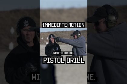 Immediate Action Pistol Drill #training  #militaryeverything #military #army #tips