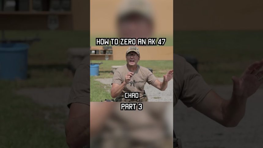 HOW TO ZERO AN AK47 PART 3  #military  #army  #tips  #airsoftcqb  #training