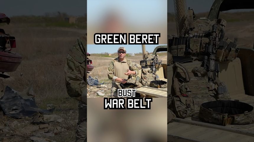 What’s in a Green Beret War Belt? #gear #specialforces #greenberet