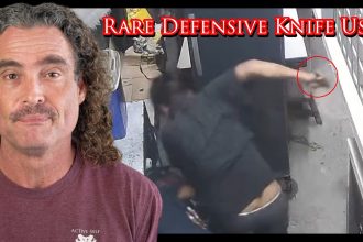 Defensive KNIFE Use Caught On Camera | Active Self Protection