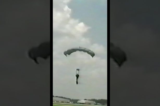 #throwback to young Karl Erickson at a H.A.L.O. jump air show, 1999. #airborne #vhs