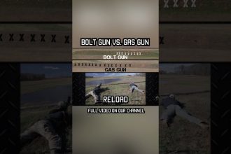 BOLT GUN  vs. GAS GUN  #military #militaryeverything #army #tips #training