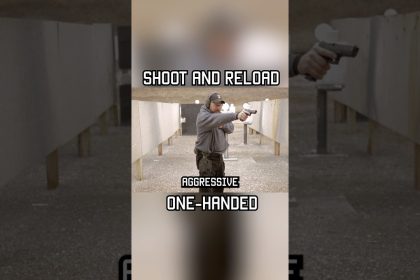 How To Reload One-Handed #tips #selfdefense #military #militaryeverything #training