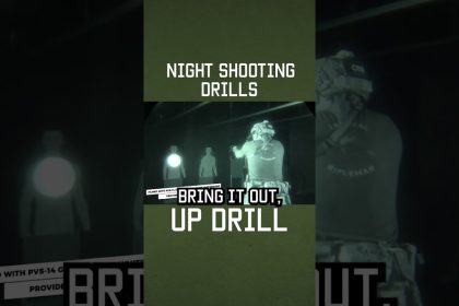 Night Shooting Drill: UP DRILL  #military #militaryeverything #tips #army #training