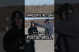 IMMEDIATE ACTION PISTOL DRILL  #militaryeverything #military #tips #army #training